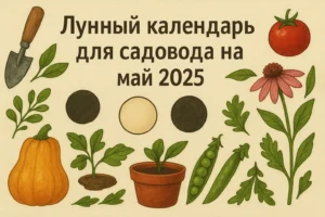 Лунный календарь садовода на май 2025