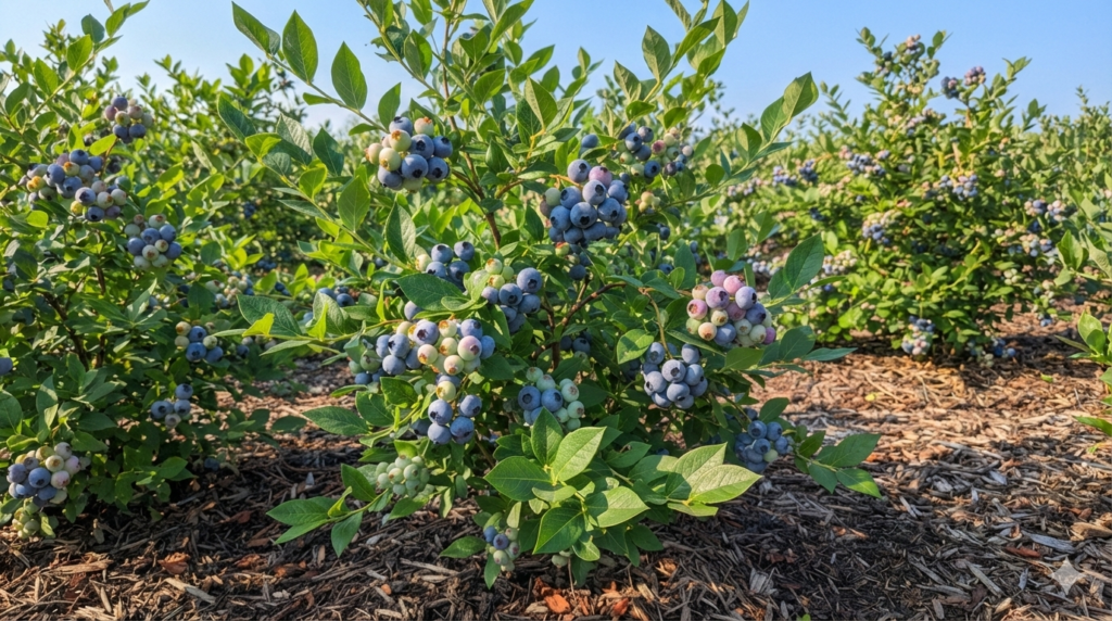 Подготовка голубики к зиме
