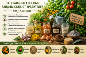 Натуральные способы защиты сада от вредителей без химии
